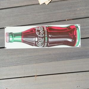 Porcelain Enameled Coca-Cola Sign